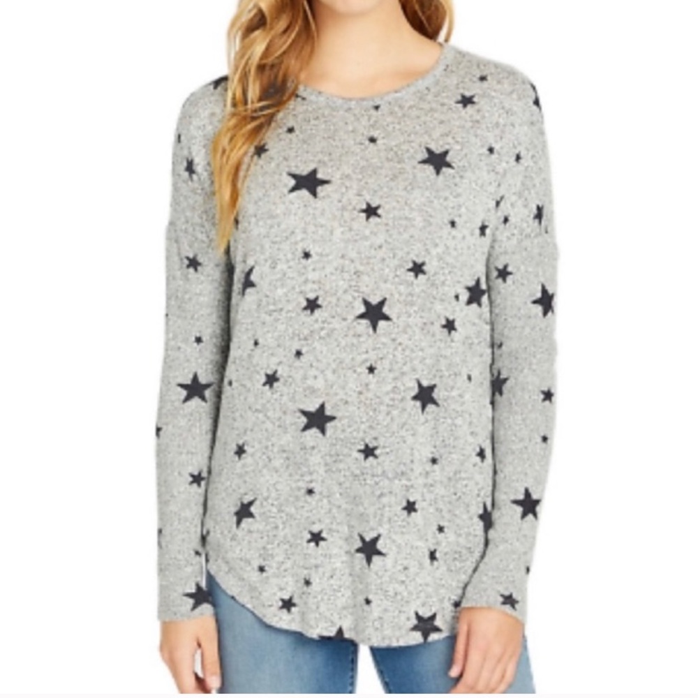 Buffalo David Bitton Star Print Sweater Thin Knit